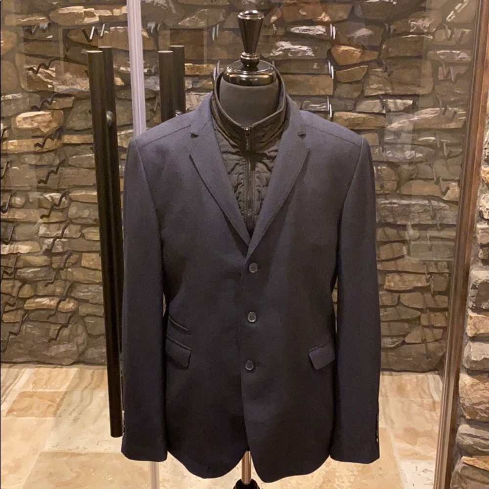 STRELLSON dark navy blue size large jacket